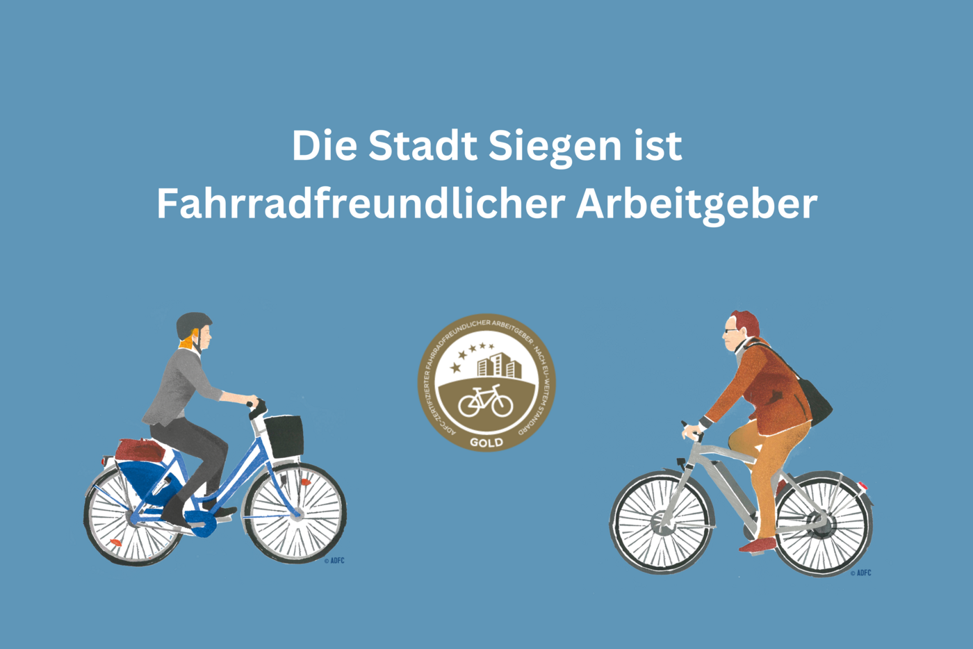 Die Stadt Siegen ist Fahrradfreundlicher Arbeitgeber